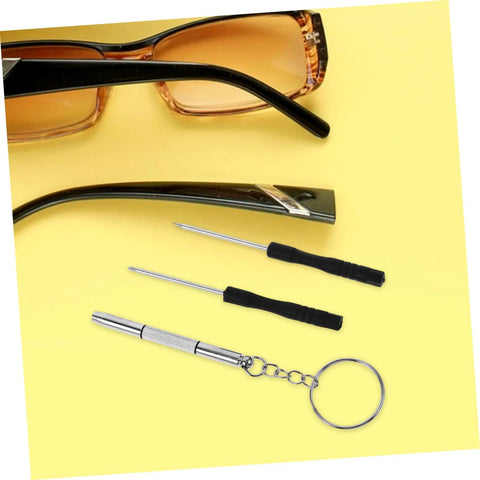 Glasses Repair Kit With Screws Nose Pads And Precision Screwdriver Tools For Quick Eyeglass Fixes At Home A Complete Eyewear Maintenance Set