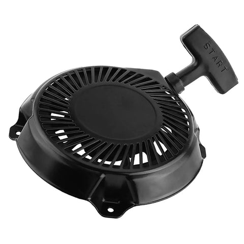 Heavy Duty Snowblower Starter Pulley And Pull Start Assembly Replaces 591301 693394 791670 795930, black plastic with pull handle.