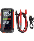 Rechargeable Smart Digital Multimeter Tester For Home And Industrial Electrical Projects with test leads and USB-C cable