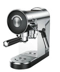 Straight Up Premium 20 Bar Semi Automatic Espresso Machine With Heavy Duty Stainless Steel Milk Frother And Spacious 900ml Water Tank, sleek design.