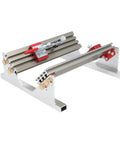 Heavy Duty Aluminum Drawer Slide Jig Locator with adjustable bars for table saws and milling machines.