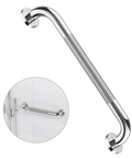 16 Inch Anti Slip Shower Grab Bar Handle In Chrome Finish Stainless Steel Bathroom Grab Bar With Knurled Grip Concealed Mount Safe Hand Rail Support For Elderly And Handicap Bath Safety