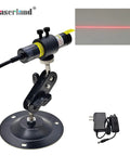 Long Range Red Laser Line Projector For Halloween Props And Haunted House Setup 638nm 20 Meter Beam Adjustable Line Width Alignment Tool For Swamp Pond Fabric Wood Cloth Decor Pro Grade, mounted with power adapter
