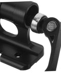 Close-up of One Set Fork Mount Bracket For Roof Racks With Quick Release Front And Rear Mounts Lightweight Aluminum Alloy Bike Rack Gear