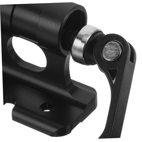 Close-up of One Set Fork Mount Bracket For Roof Racks With Quick Release Front And Rear Mounts Lightweight Aluminum Alloy Bike Rack Gear
