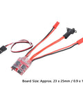 Beefy 30A Brushed Electronic Speed Controller With Brake Dual Way For 130 180 260 Motors, JST Interface, compact ESC