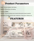 Product parameters for Game Changing 5 Mm Thick Thermal Insulation Wallpaper Roll Self Adhesive Cold Wall Patch.