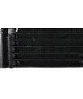 Solid Callmego Transmission Oil Cooler That Totally Handles Your Tacoma 2005-To-2011 With 4.0L Or 2.7L For Maximum Engine Performance And Cooling Power Right Out The Box, black finned cooler close-up