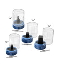 Handy Wood Glue Applicator Tips Featuring Durable Silicone Nozzles And Secure Plastic Collars including protective caps and sizing gauges.
