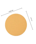 Kickstart Your Rust Removal With This 40 Pc Sanding Disc Grit Set Featuring 120 220 And 400 Self Adhesive Varieties 3 inch beige sanding disc