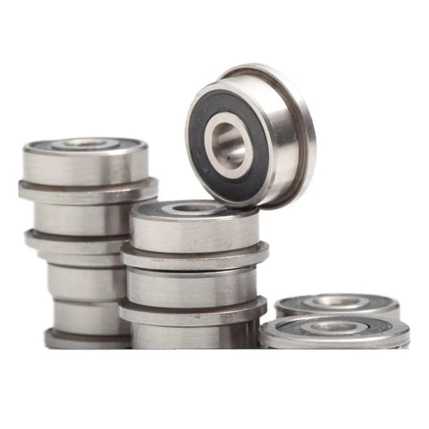 Slick F623RS Double Sealed Flange Ball Bearings 3X10X4MM ABEC 7 For Voron 0 Motion Builds on white background