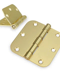 48 Pack Brushed Nickel Door Hinges 3.5 Inch Satin Nickel Interior Hinges With 5/8 Inch Radius Corner And Removable Pin