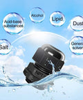 12 Pack 3/8 Inch NPT Cable Glands Nylon PA66 IP68 Waterproof Adjustable Power Strain Relief Cord Grip in water