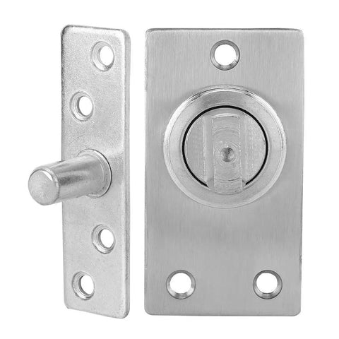 360 Degree Rotating Door Hinge For Cabinets And Alloy Doors, Rustproof Beefy Pivot in Stainless Steel and Cast Aluminum