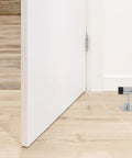 Heavy Duty Zinc Alloy Door Stopper For Bedroom And Balcony Doors Quiet Windproof Design With Rubber Head Pet Safe mounted on floor