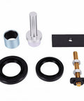Thinking Process: 8-inch rear axle seal kit with steel driver, ring seals, block and threaded bolt