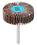 Top Quality 10 Piece Aluminum Oxide Flap Wheel Set For Drill With Metal Shank Sander Works Great On wood and steel surfaces.