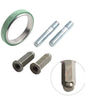 Exhaust Flange Bolt Kit for Gy6 Scooters and Engines 50CC 125CC 150CC Heavy Duty Anti Rust Hardware Fastener Set With Durable Iron Construction And Sealing Gaskets For Leak Free Exhaust Connections, iron bolts and gasket