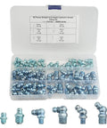 80 Piece Max Strength Grease Fitting Set With SAE Zerk NPT Threads in One Quarter Inch and One Eighth Inch Sizes