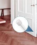 10 Pack Door Stopper Rubber Tips 0.39 Inch Inner Diameter Door Stop Caps For Wall And Floor Protection, installed on door