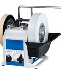 Top Shelf Water Cooled Sharpening System For Keeping All Your Edges Slick And Fly On Every Woodworking Project Featuring Smooth Wet Cooling and a dual wheel setup.