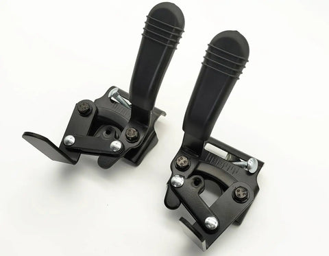 Pair Of Universal K1 Wheelchair Brakes With Tools And Hardware, Replacement Parts For Quick Fit, Left And Right, Black, Easy Install
