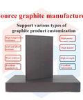 Heavy Duty Carbon Graphite Block For Electrolysis Electrode 110 X 110 X 30 Mm 99.9 Percent Purity displayed vertically