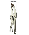 Heavy Duty Locking Pliers With Adjustable Grip And Precision Adjustment Screw For Securely Gripping Materials Of All Sizes A Real Workhorse