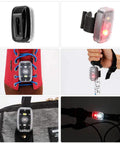 Clip On Safety Light For Night Running And Cycling With Five Modes, High Visibility Tail Light For Bikes Hiking Dogs And Kids