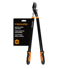Go-To 28-Inch Power-Lever Bypass Lopper for tree trimming with sharp precision-ground steel blade on white background