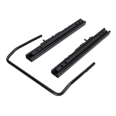 Universal Seat Sliders With Dual Lock Design For Bottom Or Side Mounted Seats, Pro Grade Heavy Duty Steel Seat Mounting Track System