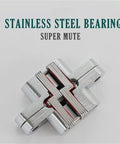 Killer Two Pack Hidden Door Hinges Forged From Premium 304 Stainless Steel And Zinc Alloy For A Totally Concealed Cabinet Finish And Rock Solid Smooth Hinging Action That Wins Every Room with visible stainless steel finish.
