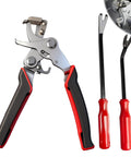 Heavy Duty Car Clip Pliers 2 Pack Set Auto Trim Removal Tool Stainless Steel Fastener Remover with anti-slip grip