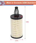 Two Pack Engine Oil Filter Set For Mercedes Benz C Class CLS E Class CLE S ML SL Series Replaces 2761800009