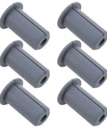 Kick Your Clutter To The Curb With These 6 Pcs Silicone Cable Grommets For Easy Wall Hole Coverage And Smart Wire Concealing In Homes Or Offices, grey silicone set