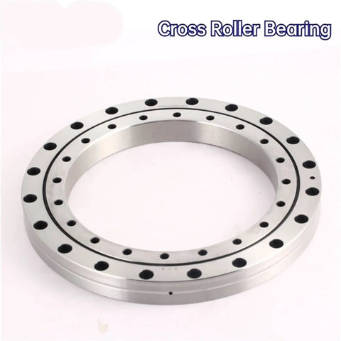 XSU080398 Cross Roller Bearing For Rotary Turntables And Cnc Machines Heavy Duty Workhorse Industrial Joint Swivel Plate Smooth Operator Precision Rotation Top Tier Knockout Performance Gear, stainless steel design, circular with holes.