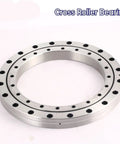 Heavy Duty Cross Roller Bearing For CNC Machinery And Industrial Rotary Tables, Dead Nuts Precise Turntable Support Xsu080398 360X435X25.4Mm Single Piece Built Tough, metallic design with mounting holes.