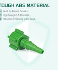 Five Pack Oxygen Tubing Swivel Nipple Connectors Individually Packaged For No Hassle Setup And A Solid Leak Free Fit With Most Oxygen Concentrators Regulators And Flow Meters. Green ABS connector