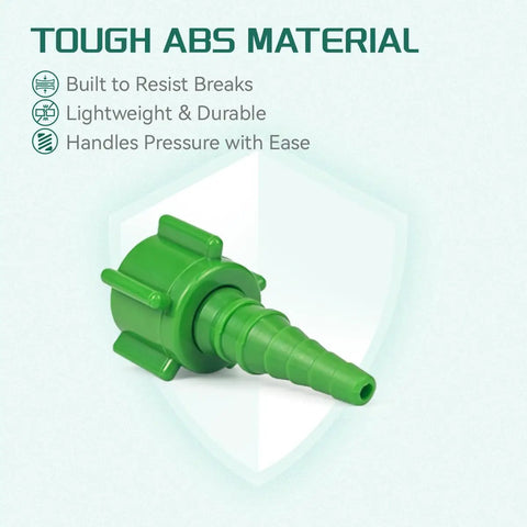 Five Pack Oxygen Tubing Swivel Nipple Connectors Individually Packaged For No Hassle Setup And A Solid Leak Free Fit With Most Oxygen Concentrators Regulators And Flow Meters. Green ABS connector