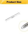 M3 X 150Millimeter Stainless Steel Fully Threaded Stud Rod Kit dimensions showing 150mm length and M3 core width for secure fastening.