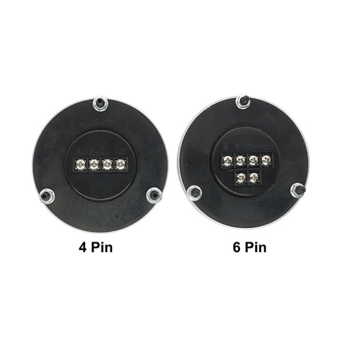 4 pin and 6 pin connectors on CNC Pulse Generator Handwheel for Precise Manual Pulse Control 24V 100PPR Rotary Encoder