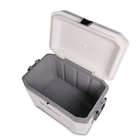 Open 54 Qt Marine Ultra Cooler With UV Protection, Non Slip Swing Up Handles, Durable Stainless Steel Hinges, Tight Seal