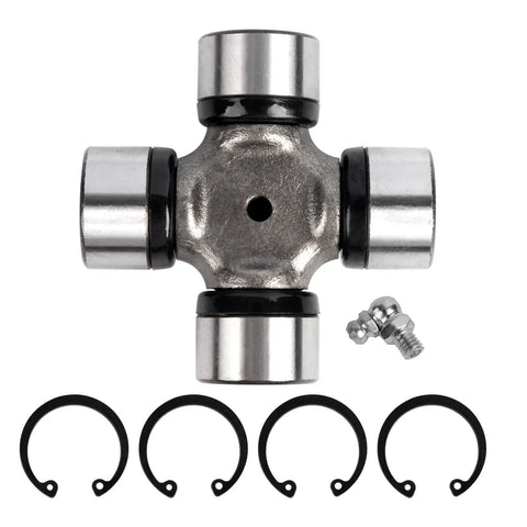 Cross Bearing Kit For Universal Joint PTO Shaft Replacement Drop In Fit With R64694 51A2448 64694 441M 1004020 274235 2008 Compatible With 180.014.130 Built For Smooth Rotation Durable And Easy Install Built To Last. Cross bearing kit with 27.0 mm caps, lock rings, and grease fitting