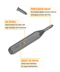 PH000 Phillips Screwdriver Bits Set 10 Pack Pro Grade Magnetic Cross Head 5 32 Inch Hex Shank 28mm Length S2 Steel Driver Bits close-up view