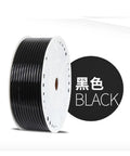 Pro Shop Premium Polyurethane Air Hose 80 Meter Roll For Air Compressors And Pneumatic Tools Buttery Smooth Interior Industrial Tubing Black on spool.