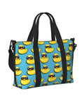 Laptop Tote Bag For Women Work Weekender With Dope Cool Duck Sunglasses Print Travel Duffle For Men Personal Item Crossbody Carry On