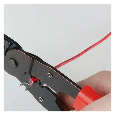Premium 1300PCS Insulated Cable Connector Kit With Crimp Spade Butt Ring Fork Set And Roll Terminals Assorted Electrical Wire Lugs For All Your DIY Projects And Quick Repairs Around The House, crimping red insulated fork terminal