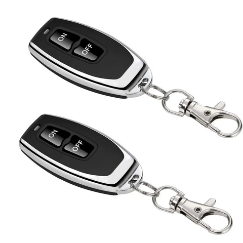 12V 24V Wireless Remote Control Switch With 40A Relay For Motors Lights Pumps And Security Systems long range remotes with keychain clips