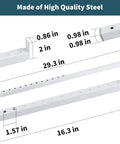Adjustable Steel Window Security Bars Inside Mount For Sliding And Vertical Windows That Keep Bad Guys Out Includes 2 Pieces