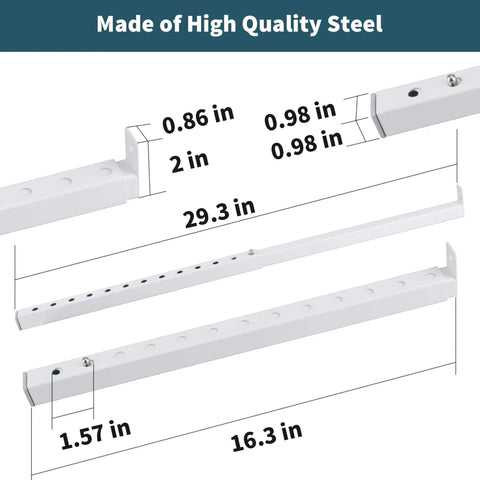 Adjustable Steel Window Security Bars Inside Mount For Sliding And Vertical Windows That Keep Bad Guys Out Includes 2 Pieces